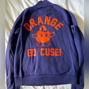 Victoria’s Secret pink syracuse university 1/4 zip sweatshirt size small